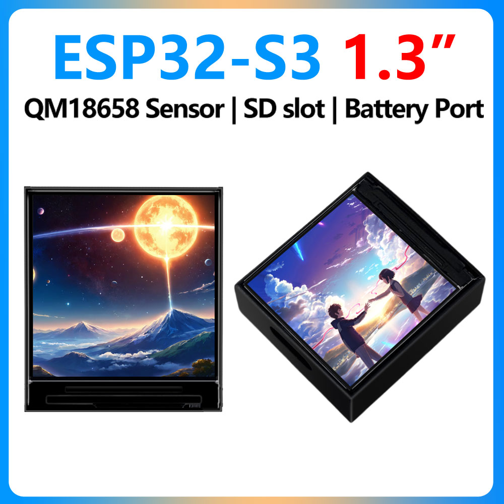 Waveshare Esp32 - Waveshare ESP32-S3 1.3 inç LCD Mini