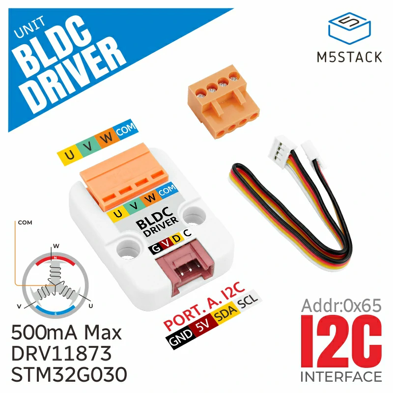 M5Stack - M5Stack Resmi BLDC Motor Sürücü Ünitesi