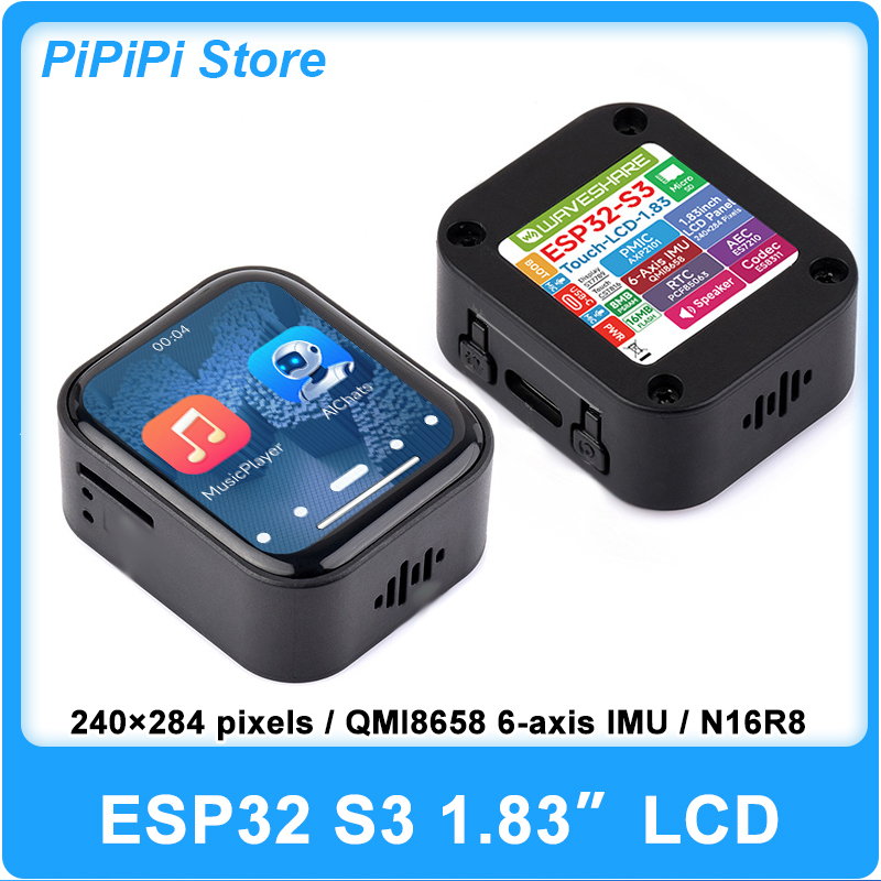 Lolin S3 - Waveshare ESP32-S3 AI Geliştirme Kartı 1.83