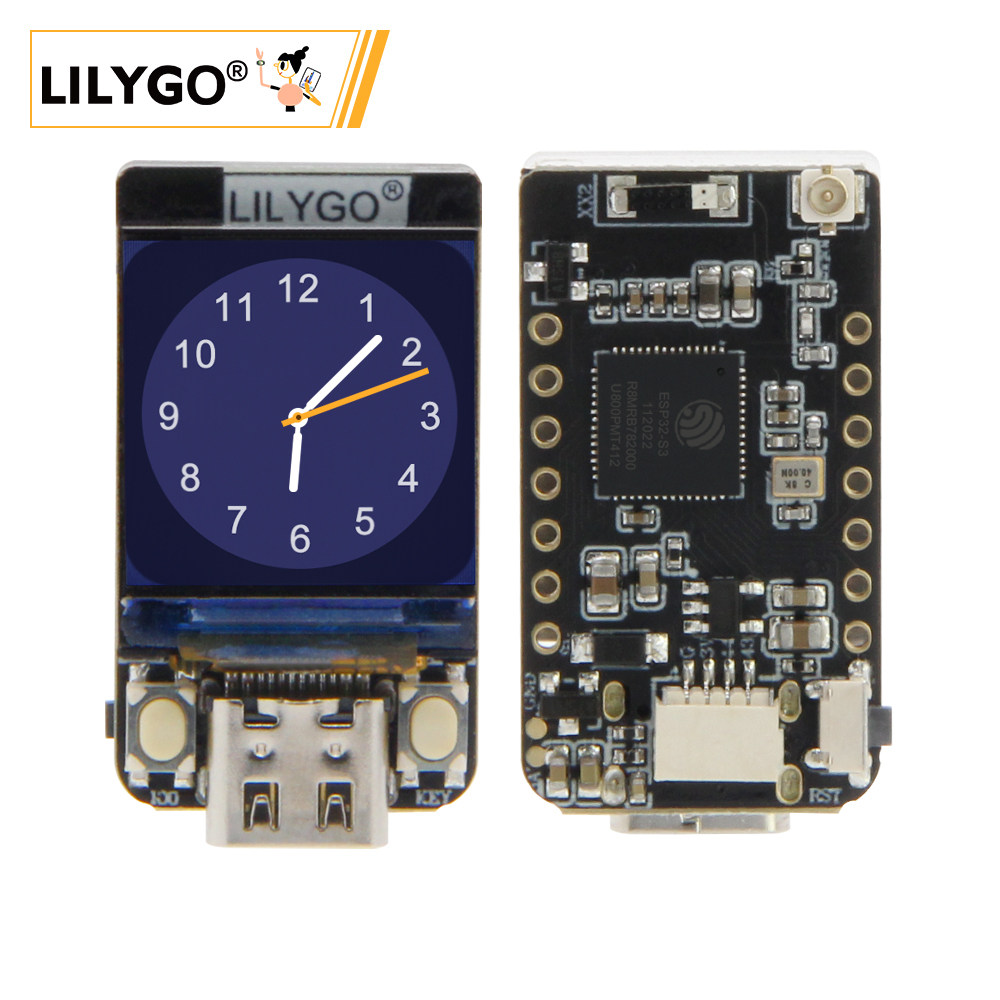 Lolin S3 - LILYGO T-QT Pro ESP32-S3 GC9A01 0.85