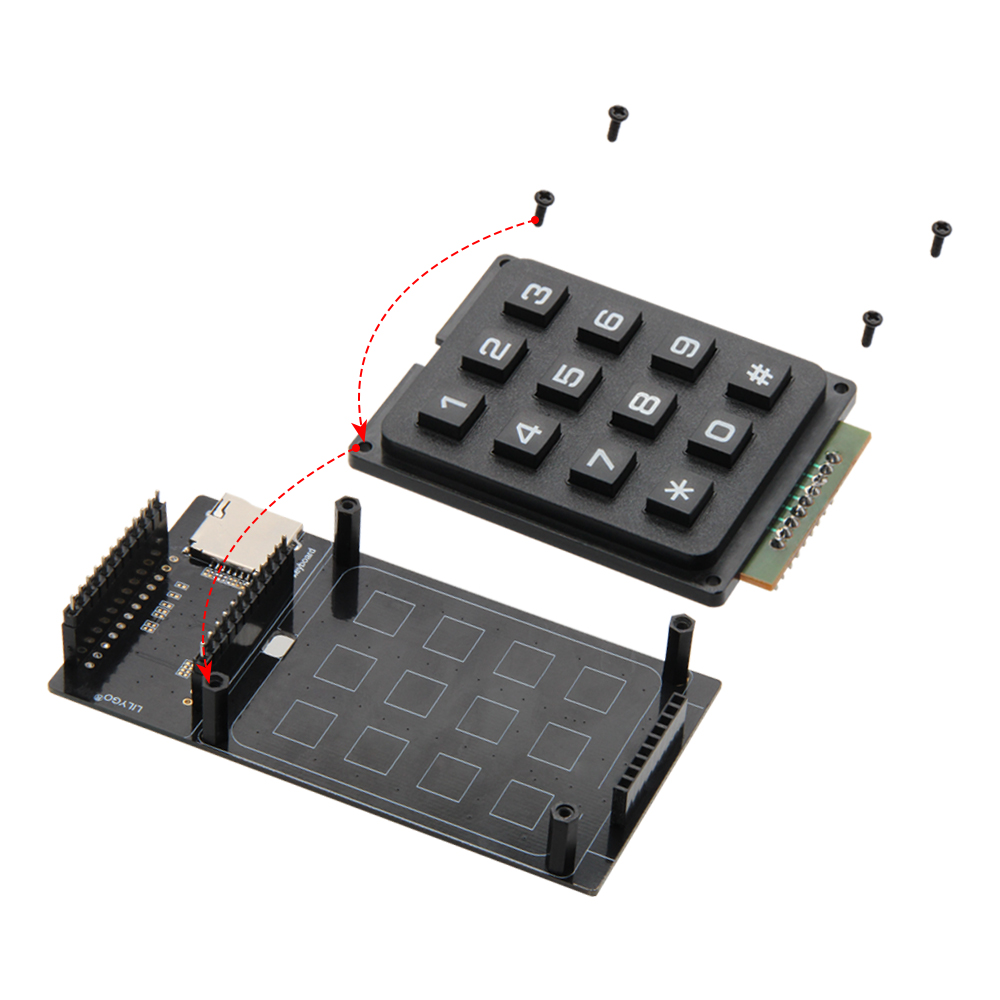 LILYGO®TTGO T ekran klavye içi - Ttgo Tdisplay incelemesi ve fiyatı